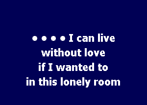occulcanlive

without love
if I wanted to
in this lonely room