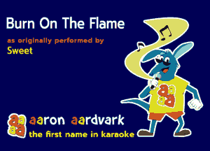 Burn On The Flame

g the first name in karaoke