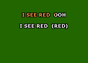 I SEE RED OOH

I SEE RED (RED)