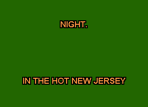 IN THE HOT NEW JERSEY