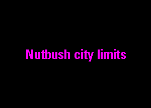 Nutbush city limits