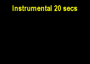 Instrumental 20 secs