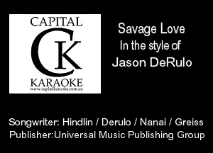 Publisher Universal Music Publishing (E11513)