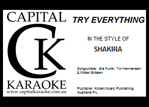 (LA I )l' I A E . TRY EVERYTHf.-K-'G

KARAOKE