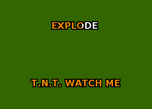 EXPLODE

T.N.T. WATCH ME