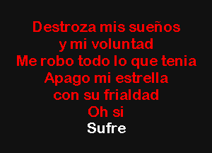 Sufre