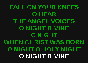 O NIGHTDIVINE