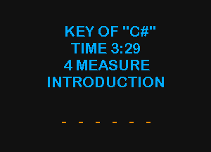 KEY OF Cit
TIME 3253
4 MEASURE

INTRODUCTION