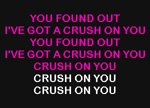 CRUSH ON YOU
CRUSH ON YOU