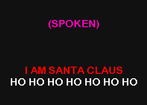 HO HO HO HO HO HO HO