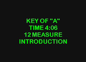 KEY OF A
TIME 4i06

1 2 MEASURE
INTRODUCTION