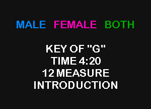 KEYOFG

WME420
12MEASURE
INTRODUCHON