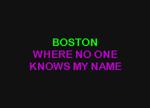 BOSTON