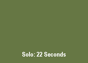 Solar 22 Seconds
