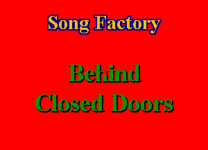 Song Factory