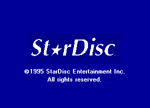 SHrDisc

91985 StatDisc Enteltainmenl Inc.
All lights reserved.