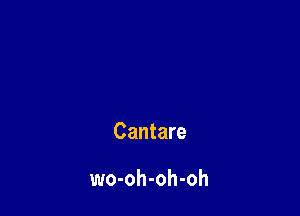 Cantare

wo-oh-oh-oh