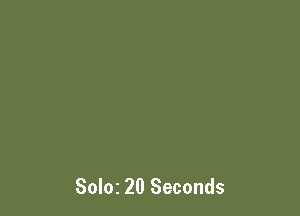 Solar 20 Seconds