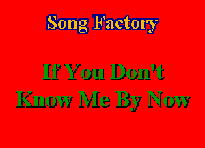 Song Factory