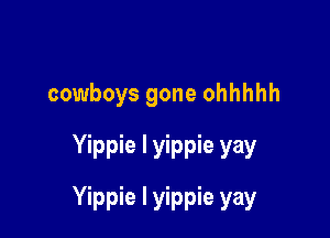 cowboys gone ohhhhh
Yippie l yippie yay

Yippie l yippie yay