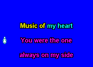 Music of my heart