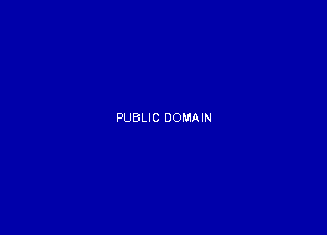 PUBLIC DOMAIN