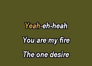 Yeah-eh-heah

You are my fire

The one desire