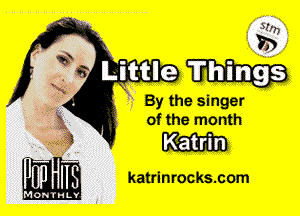 f

8x
x

' By the singer
of the month

m

katrinrockscom