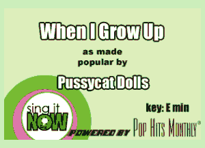 WUWUE

as made
popular by

mm W11 Hm MIIIIIHW