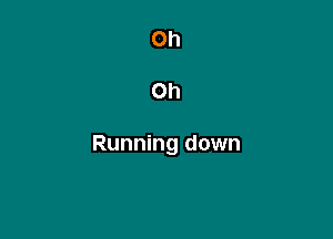 Oh

Oh

Running down