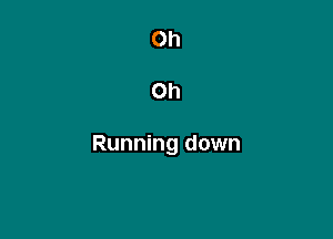 Oh

Oh

Running down