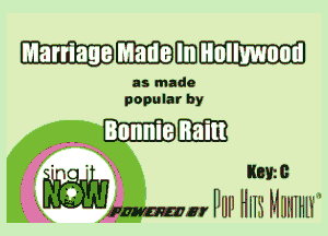 WED Hollywood

as made
popular by

Bunniemm
' um

3i. whmm W11 Hm MIIIIIHW