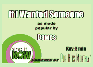 UJUW

as made
popular by

Dawes

I ' I Keyiimln
- wimm W11 Hm MimIHn'