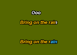 000

811119 on the rain

Bring on the rain