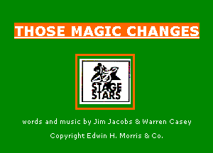 words and music by Jim Jacobs 8e Warren Casey

Copyright Edwin H. Morris 8e Co.