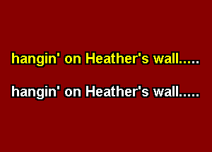 hangin' on Heather's wall .....

hangin' on Heather's wall .....