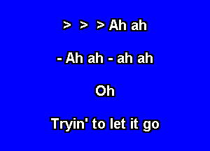 5 ia Ahah
-Ahah-ahah

Oh

Tryin' to let it go