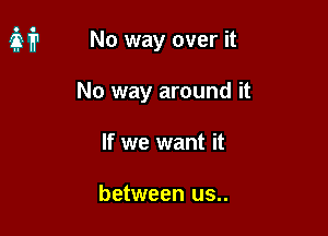 between us..