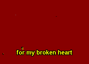 fdi my broken heart