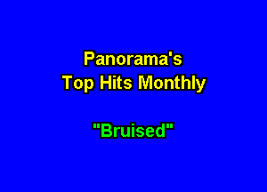 Panorama's
Top Hits Monthly

Bruised