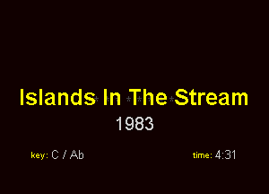 Islands In The Stream
1983