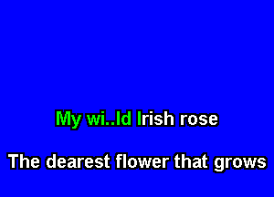 My wi..ld Irish rose

The dearest flower that grows