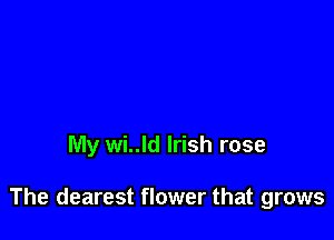 My wi..ld Irish rose

The dearest flower that grows