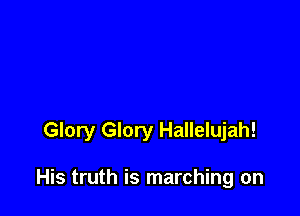 Glory Glory Hallelujah!

His truth is marching on