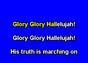 Glory Glory Hallelujah!

Glory Glory Hallelujah!

His truth is marching on