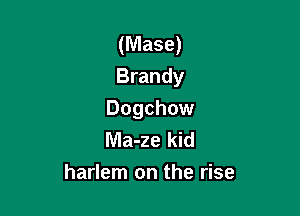 (Mase)
Brandy

Dogchow
Ma-ze kid
harlem on the rise
