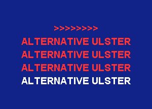 ALTERNATIVE ULSTER