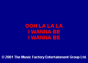 2001 The Music Factory Entertainment Group Ltd.