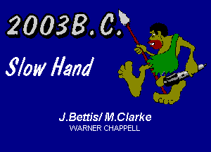 20038. C? .
57055! fiend

J.Beztisl MCIarke

WARNER C HAPPELL