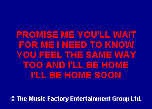 The Music Factory Entertainment Group Ltd.